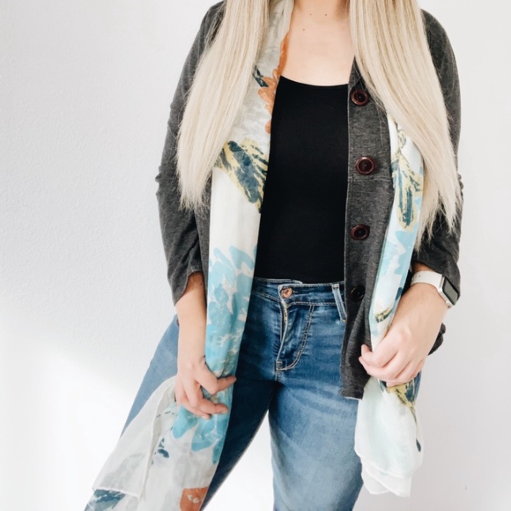Floral Printed Scarf